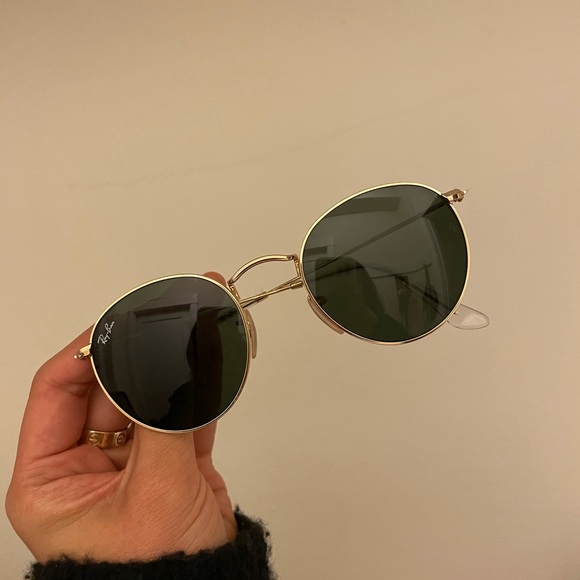 Ray-ban Round Sunglasses Metal Gold - Picture 7 of 9